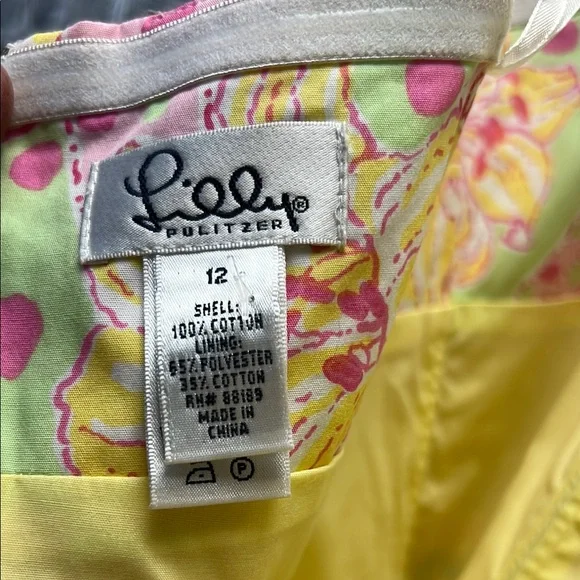 Lilly Pulitzer dress- Pink‎ and Yellow - Picture 6 of 11